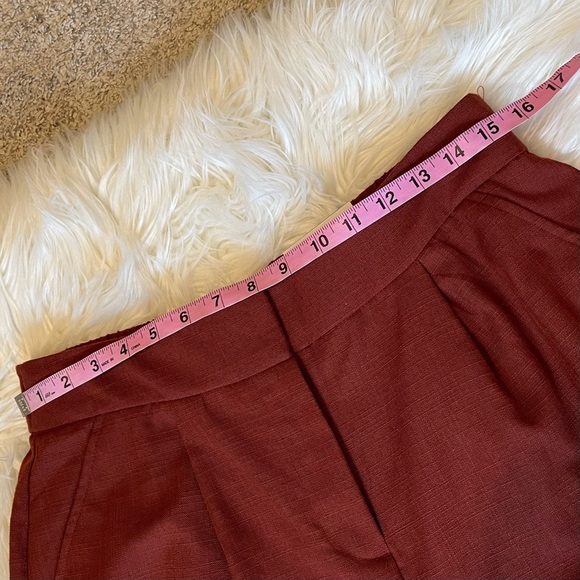 NWT Nine West Chestnut Lined Double Breasted Blazer & Cropped Wide Pants Suit - Picture 4 of 16